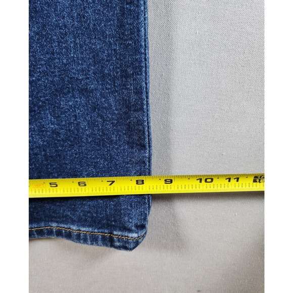 Levi's Womens Ribcage Straight 29 Blue Dark Wash Button Fly Capsule - Picture 5 of 11